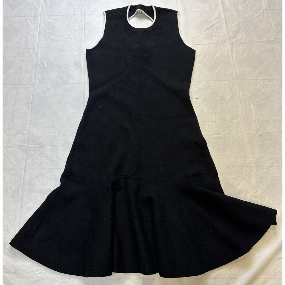 Kate Spade Black A-Line Mini Dress Size Small High Neck Keyhole Back